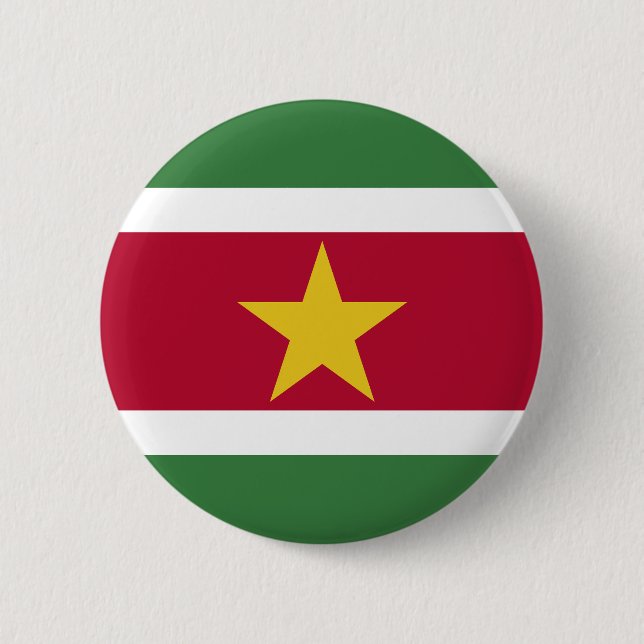 Suriname Flag Button (Front)