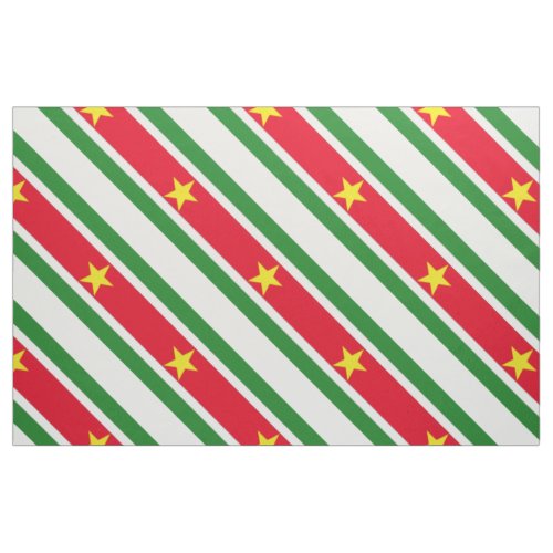 Suriname Flag Fabric
