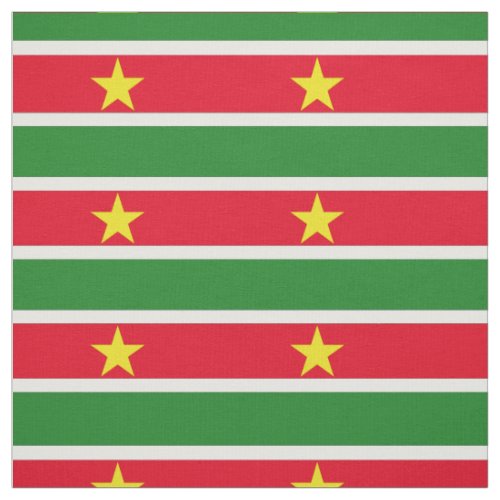 Suriname Flag Fabric