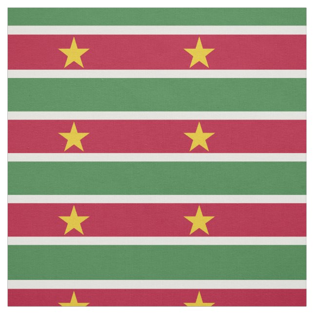 Suriname Flag Fabric (Swatch)