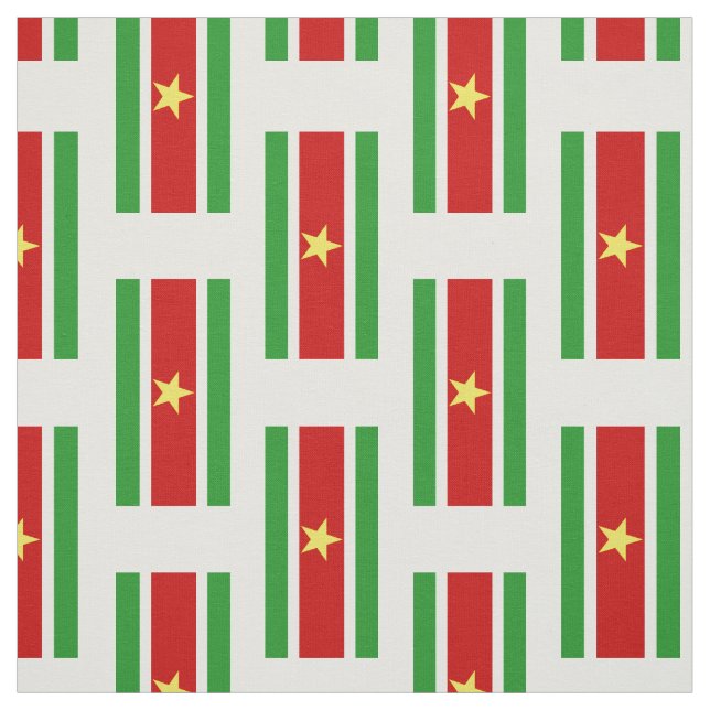 Suriname Flag | Fabric (Swatch)
