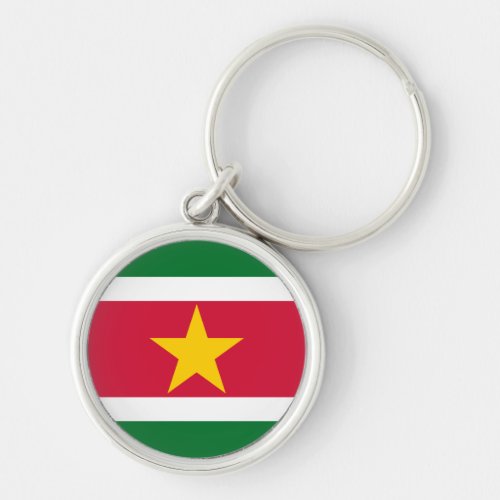 Suriname Flag Keychain