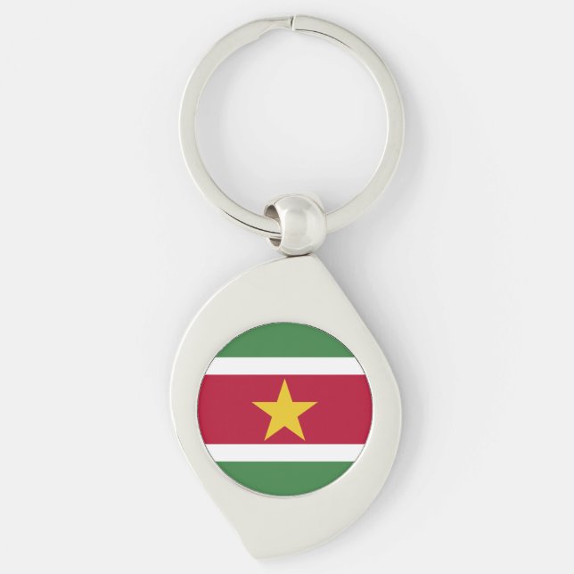 Suriname Flag Keychain (Front)