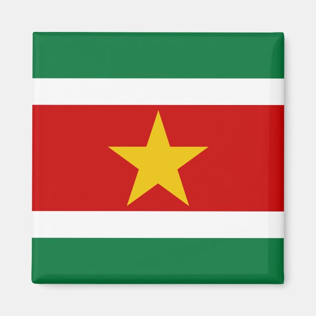 Suriname Flag  Magnet (Front)