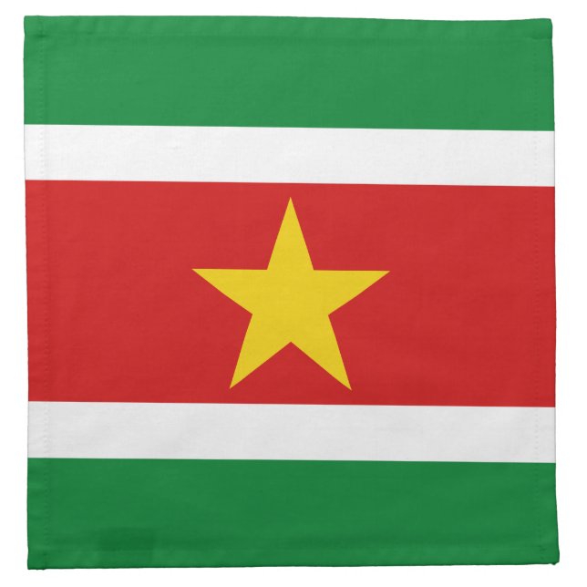 Suriname Flag Napkin (Front)