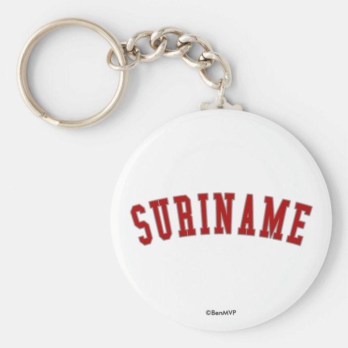Suriname Keychain
