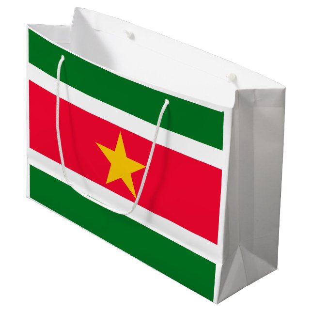 Suriname Large Gift Bag (Front Angled)