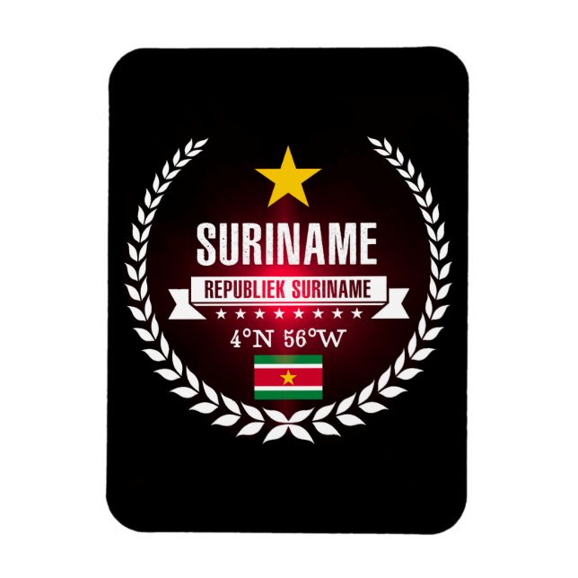 Suriname Magnet (Vertical)