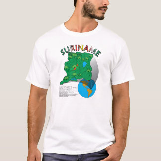 Suriname Map T-Shirt