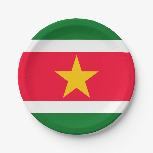 Suriname Paper Plates (Front)