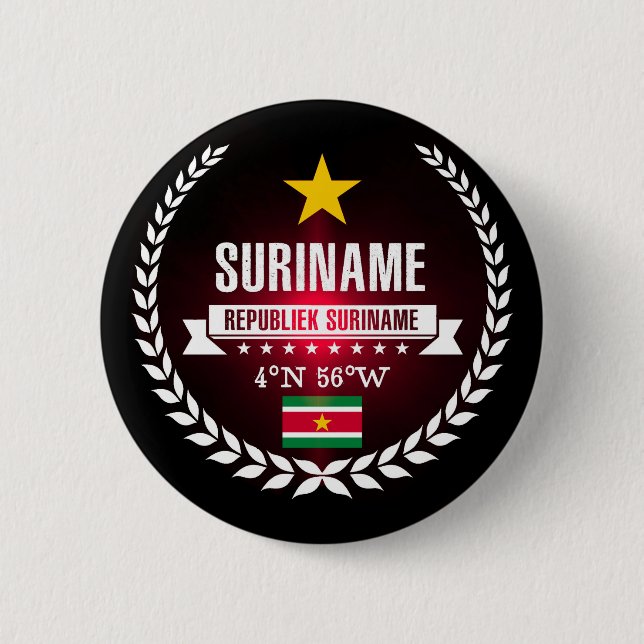Suriname Pinback Button (Front)