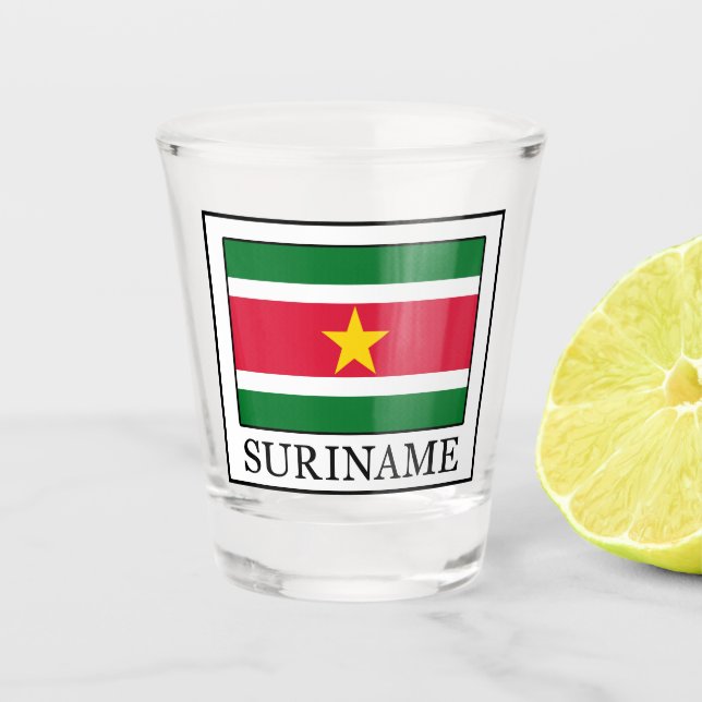 Suriname Shot Glass (Front)