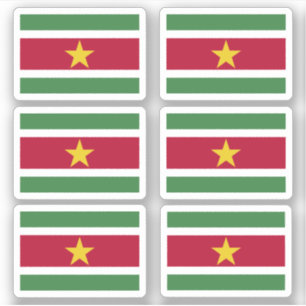 Surinamese flag sticker