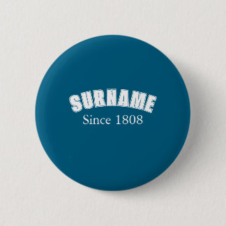 Surname Collegiate Design Button