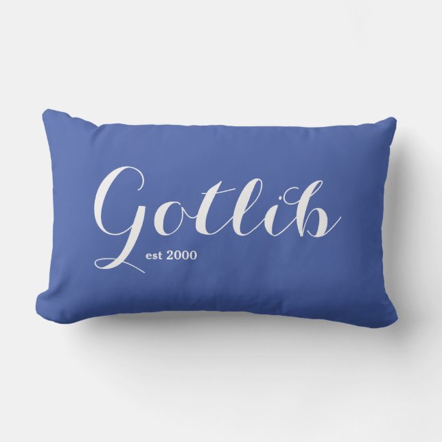 Surname Personalized Pillow (Front)