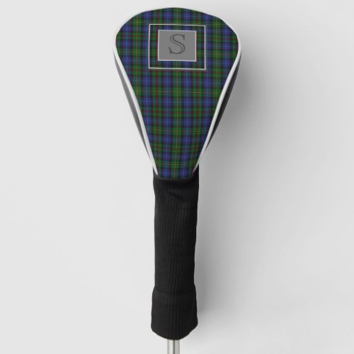 Surname SMITH TARTAN Monogram Letter S Gifts Golf Head Cover