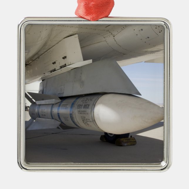 Surplus Navy Phoenix missiles Metal Ornament (Front)