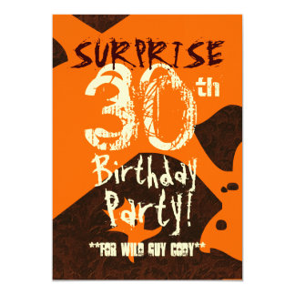 Surprise Halloween Birthday Party Invitations 1