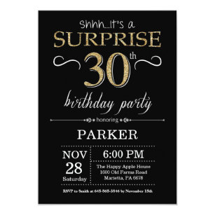 30th birthday invitations zazzle