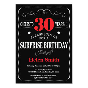 mens 30th birthday invitations