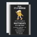 Surprise 30th Birthday invitations Beer Funny<br><div class="desc">Surprise 30th Birthday invitations Beer Funny</div>