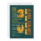 SURPRISE 30th Modern Birthday Green Gold Orange