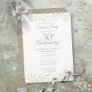 Surprise 30th Wedding Anniversary Hearts Confetti Invitation
