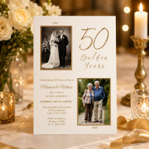 Surprise 50th Anniversary Photo Invite