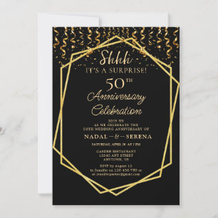Surprise 50th Wedding Anniversary Invitation