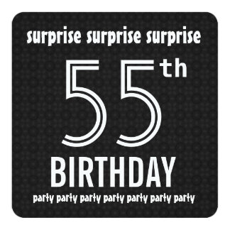 Surprise 55Th Birthday Invitations 1