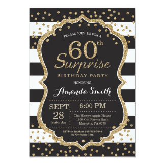 60th birthday party invitations