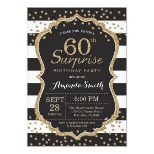 60th Birthday Invitations Zazzle