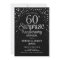 Surprise 60th Wedding Anniversary - Black & Silver