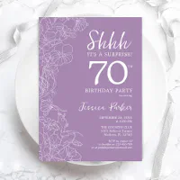 Personalized 70th Birthday Design Birthday Tissue Paper — Potter's Printing