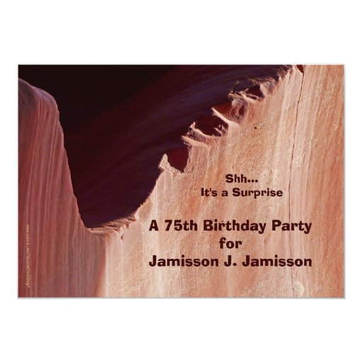 Surprise 75Th Birthday Party Invitations 6