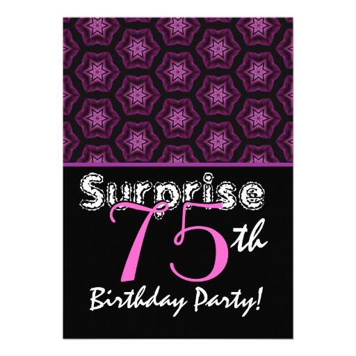 Surprise 75Th Birthday Party Invitations 9