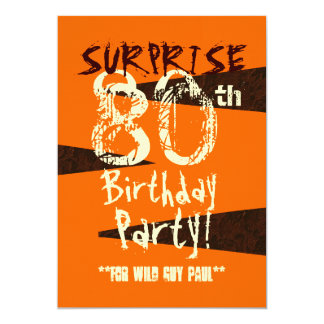 Surprise Halloween Birthday Party Invitations 9