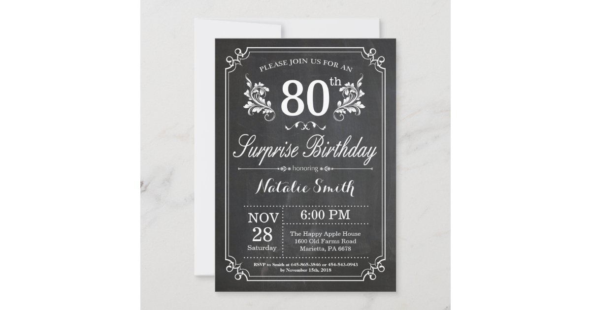 Custom Flat Invitations