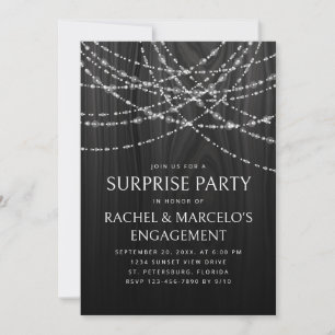 Surprise Anniversary Engagement Party Invitation