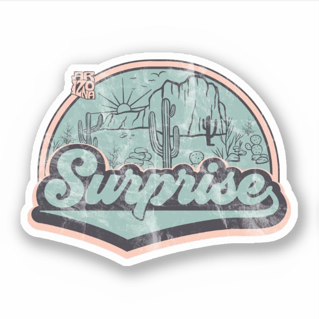 Surprise, Arizona  Sticker (Front)