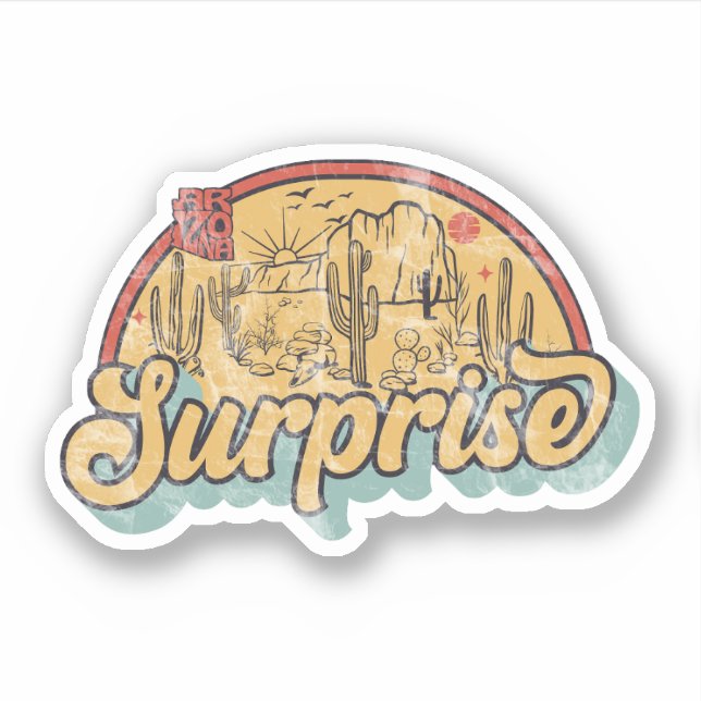 Surprise, Arizona  Sticker (Front)