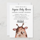 Surprise Baby Shower Invitation (Front)