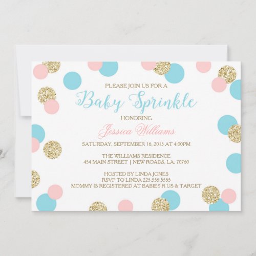 Surprise Baby Sprinkle Invitations