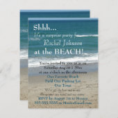 Surprise Beach Party Invitation (Front/Back)