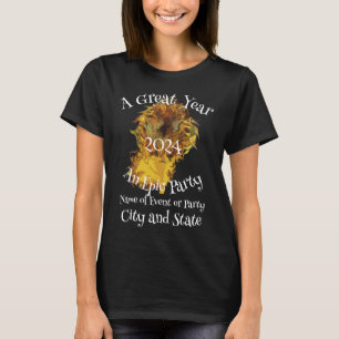 Surprise Birthday Festival Block 2024 Party 2050 T-Shirt