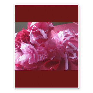 Surprise Birthday, Floral Temporary Tattoos