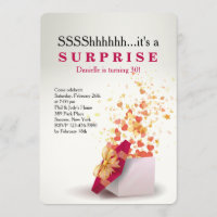 Surprise!  Birthday Invitation