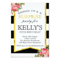 Surprise Birthday Invitation - Womens Birthday