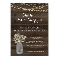 Rustic Wood Birthday Party Invitations - The Best Of Invitations