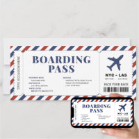 Boarding Pass. Boarding Pass Template. Surprise Flight Ticket. Surprise  Vacation Gift. Surprise Trip. Plane Ticket. Boarding Ticket. Print 